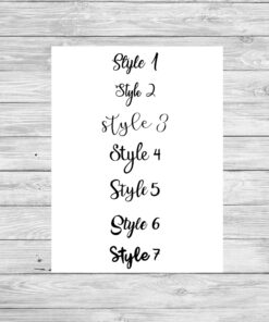 Alternative view of Bespoke Personalised Custom Quote Typography Print