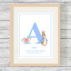 Personalised Peter Rabbit Initial Print