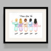 Personalised Bride Tribe Hen Party Print
