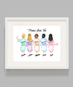 Personalised Bride Tribe Hen Party Print