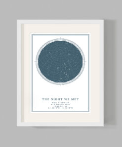 Personalised Custom Night Sky Star Map Print