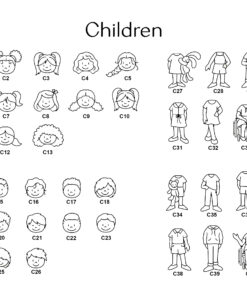 Personalised Stick Family Wall Art Print