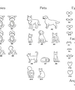 Personalised Stick Family Wall Art Print