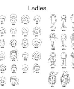 Personalised Stick Family Word Art Frame Print