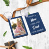 Dad Personalised Photo Print Keyring