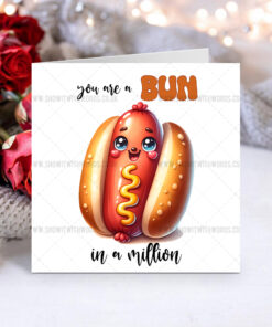 Cute Food Personalised Valentine's Day Cards