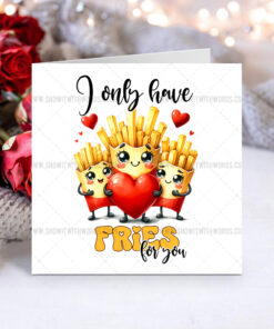 Cute Food Personalised Valentine's Day Cards