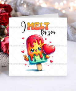 Cute Food Personalised Valentine's Day Cards
