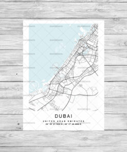 Country City Map Poster Print Frame or Instant Digital Download
