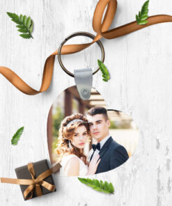 Personalised Anniversary Date Photo Keyring