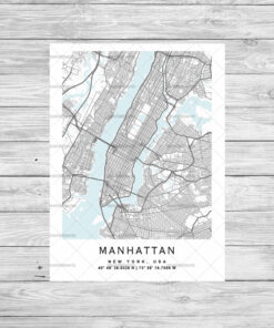 Country City Map Poster Print Frame or Instant Digital Download