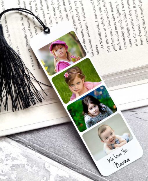 Personalised Metal Bookmark with Photos