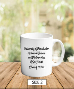 Personalised Graduation Congratulations Mug Cup Gift Red Roses