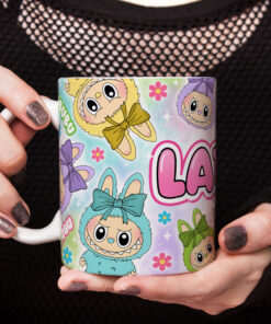 Labubu Style Cartoon Coffee Mug – 11oz Cute Monster Cup