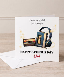Stranger Things Inspired Father's Day Greetings Card