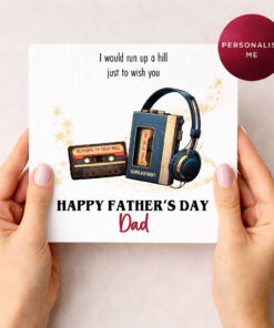 Stranger Things Inspired Father's Day Greetings Card