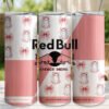 Personalised Halloween Red Bull-Style 20oz Skinny Insulated Tumbler with Metal Straw & Splash-Proof Lid